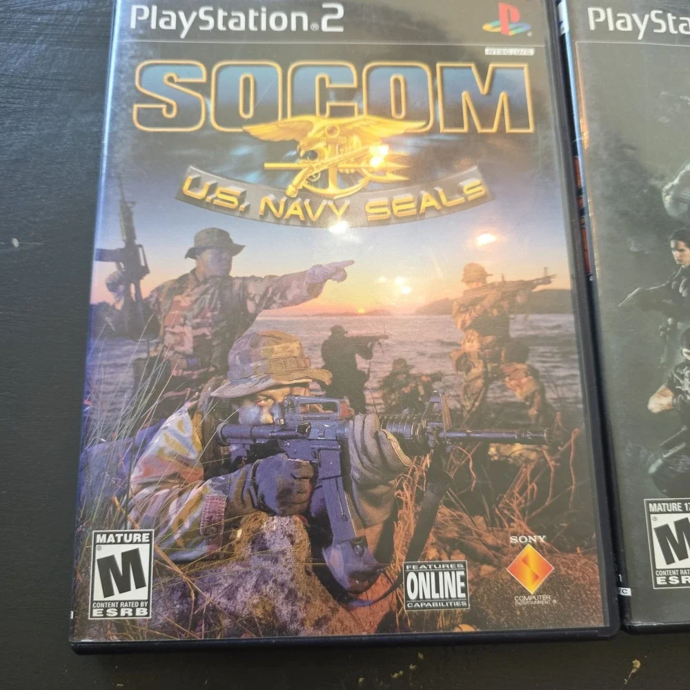 PS2‎ Game Bundle SOCOM US Navy Seals & SWAT Global Strike Team PlayStation 2 Lot